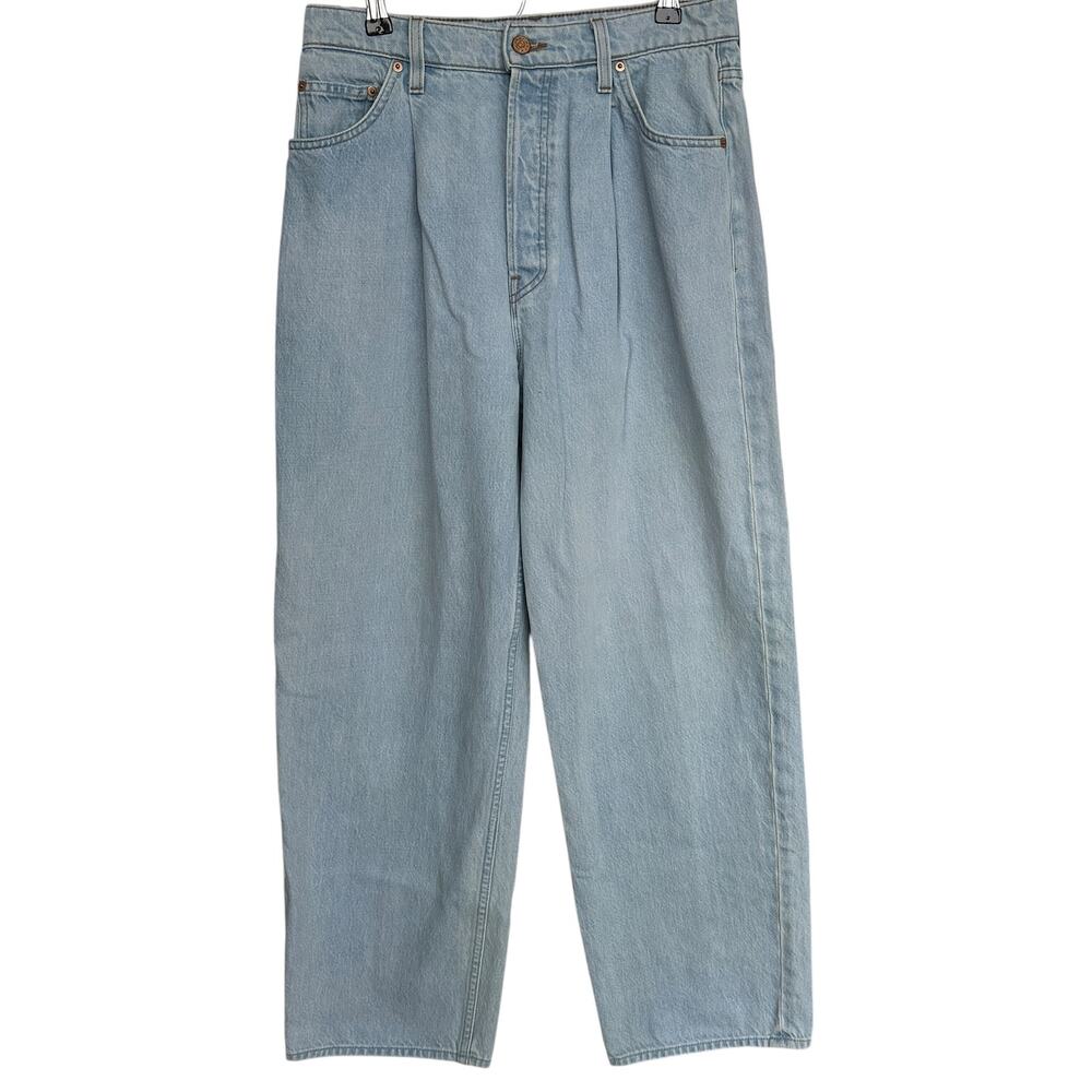 Mother Denim SNACKS The Pleated Fun Dip Puddle Jean Just A Nibble, Size 30, EUC